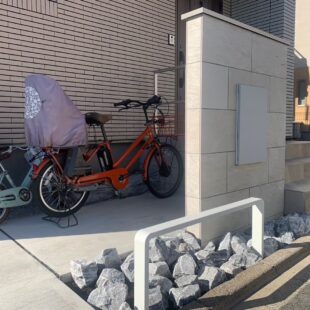 新築外構工事　菜園スペース、駐車場、門袖工事